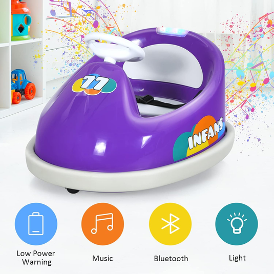 Electric Bumper Car for Kids with Remote Control - 6V Toy Vehicle for Endless Fun!