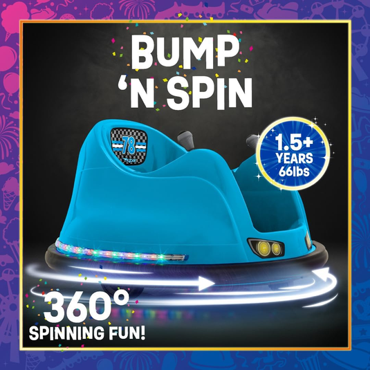 Electric Bumper Car for Toddlers and Kids - Fun and Safe Ride-On Toy for Ages 1 and Up