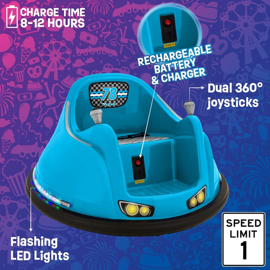 Electric Bumper Car for Toddlers and Kids - Fun and Safe Ride-On Toy for Little Ones!