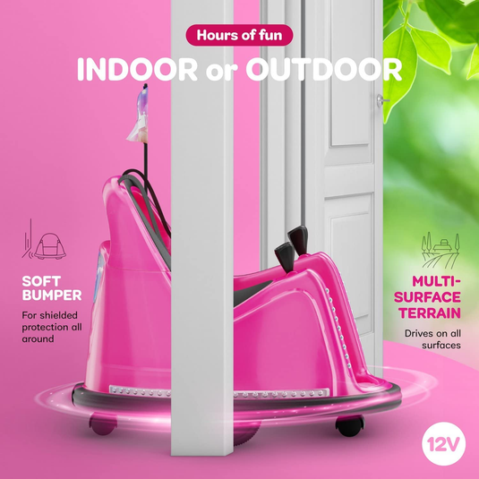 Electric Bumper Car for Young Children, 12V 2-Speed, Suitable for Ages 1-5