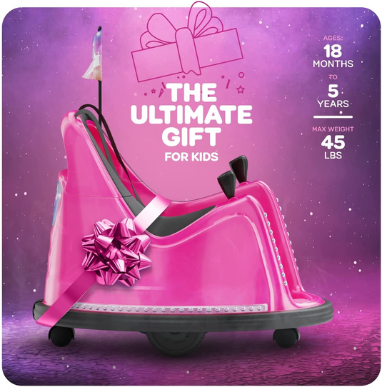 Electric Bumper Car for Young Children, 12V 2-Speed, Suitable for Ages 1-5