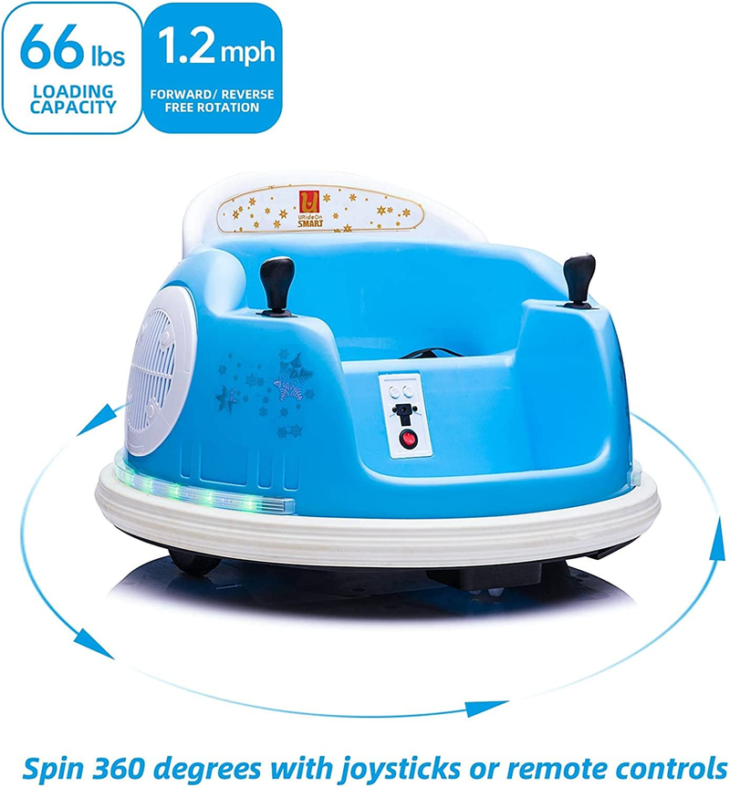 Load image into Gallery viewer, Electric Bumper Car Ride-On Toy for Kids with Remote Control - 6V Vehicle
