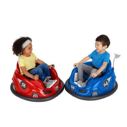 Electric Bumper Cars - Set of 2, Powered by 6-Volt Battery