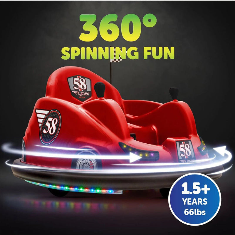 Load image into Gallery viewer, Electric Bumper Cars - Set of 2, Powered by 6-Volt Battery
