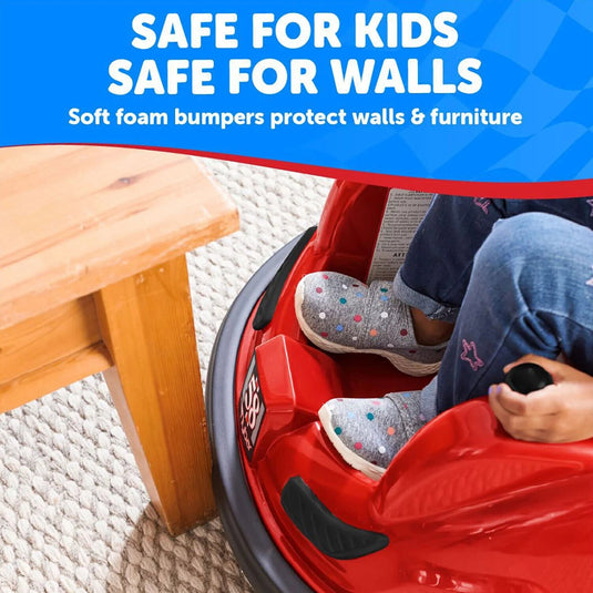 Electric Bumper Cars - Set of 2, Powered by 6-Volt Battery