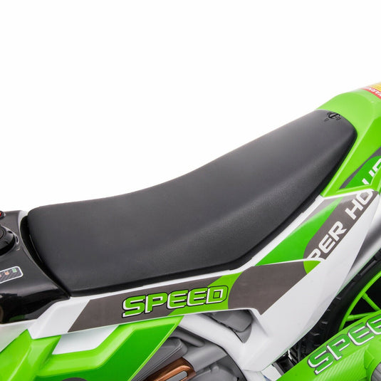 Electric Dirt Bike for Kids with Training Wheels - 12V Off-Road Ride-On Toy