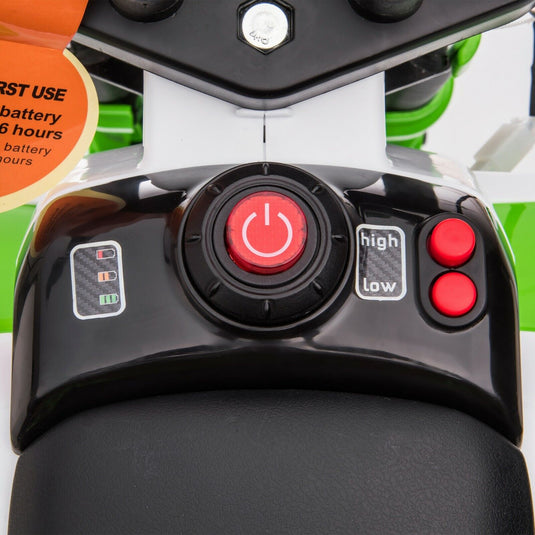 Electric Dirt Bike for Kids with Training Wheels - 12V Off-Road Ride-On Toy