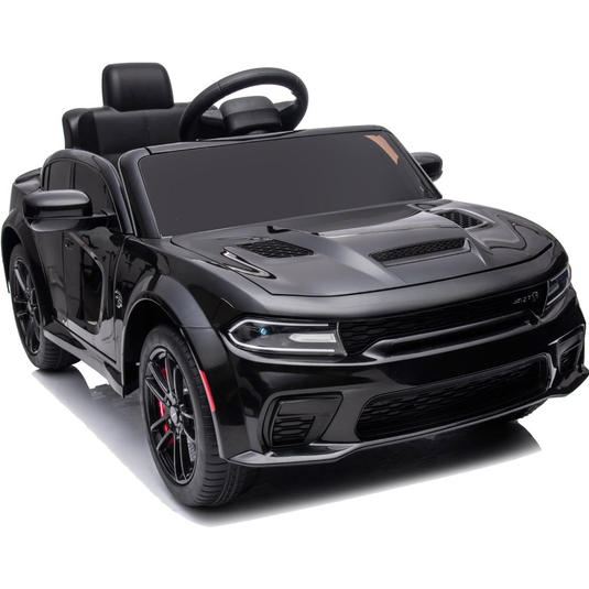 Electric Dodge Charger 12V Ride-On Car with Remote Control for Kids Ages 3-5