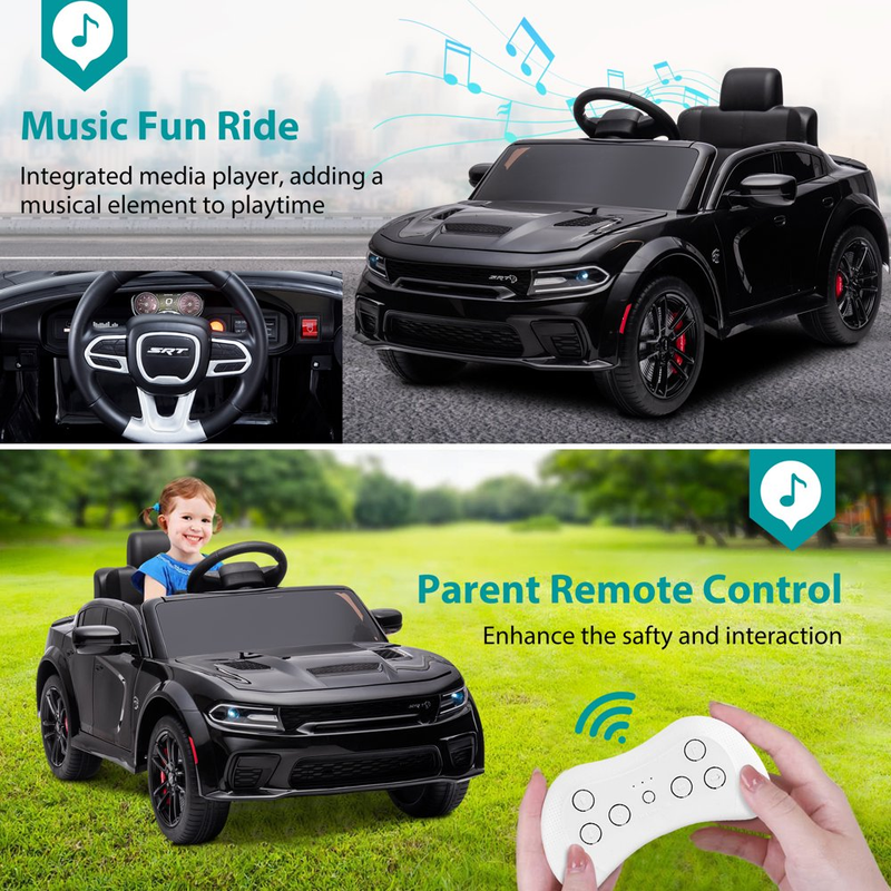 Load image into Gallery viewer, Electric Dodge Charger 12V Ride-On Car with Remote Control for Kids Ages 3-5
