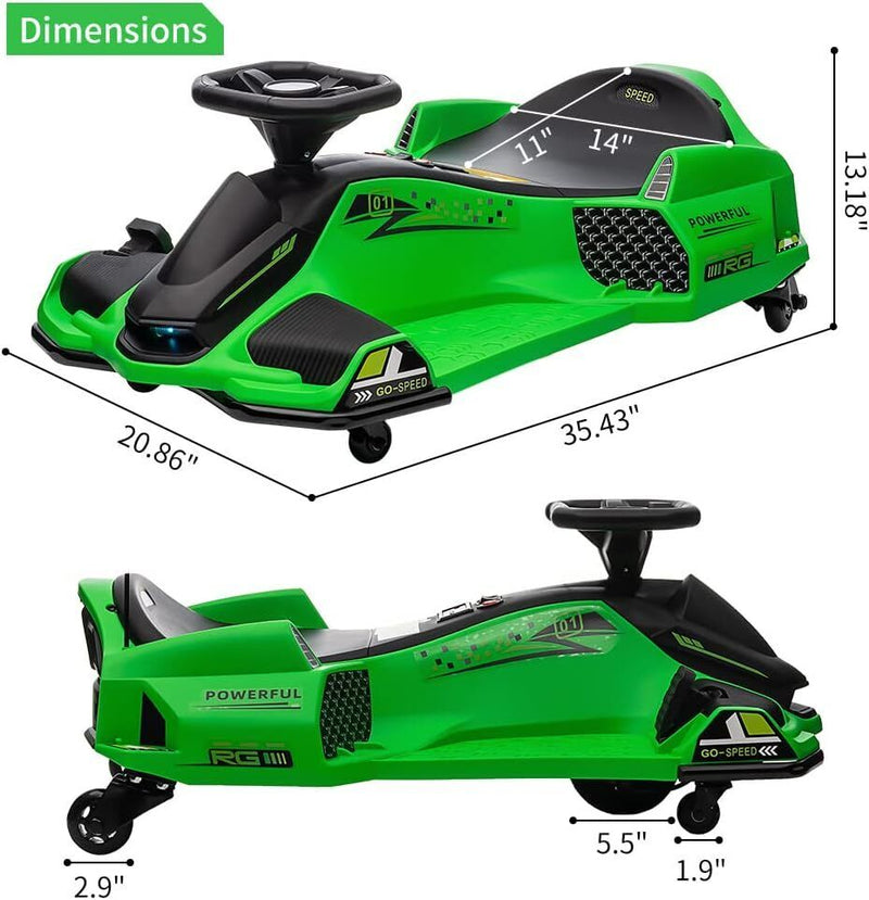 Load image into Gallery viewer, Electric Drift Car for Kids: High-Speed Ride-On Cart with 24V Power
