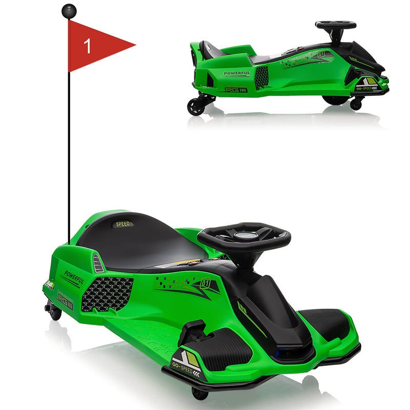 Load image into Gallery viewer, Powerful Electric Go-Kart for Kids Up To 110 Lbs with 7Ah Battery and 180W Motor
