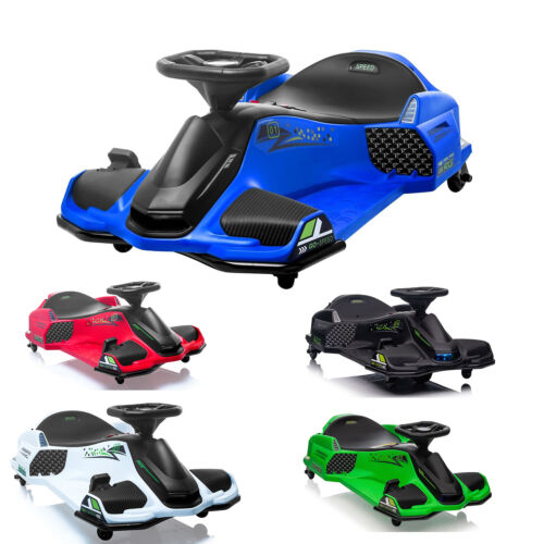 Load image into Gallery viewer, Electric Drifting Go-Kart for Kids with Music and LED Lights - 24V Ride-On Drift Car
