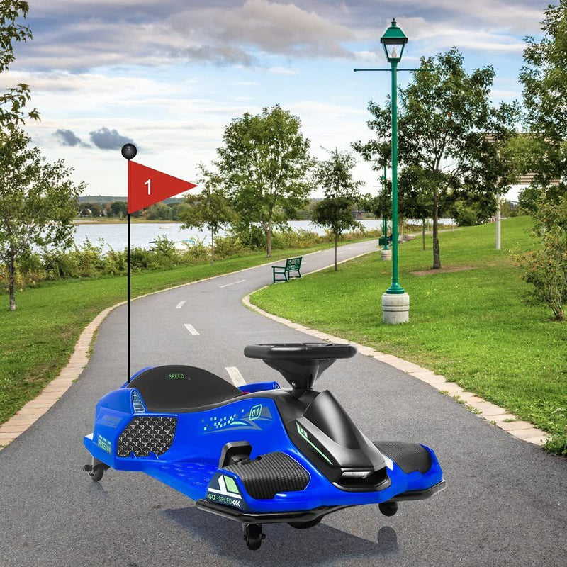 Load image into Gallery viewer, Electric Drifting Go-Kart for Kids with Music and LED Lights - 24V Ride-On Drift Car
