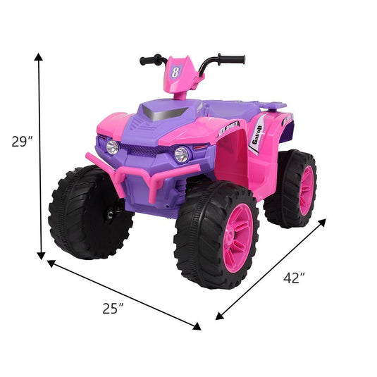 Electric Dual Drive ATV for Kids - Remote Control-Free Gift for Off-Road Adventures