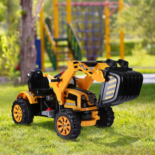 Load image into Gallery viewer, Electric Excavator Digger Ride-On Toy for Kids - 6V Battery Powered Outdoor Play Vehicle
