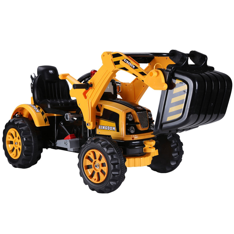Load image into Gallery viewer, Electric Excavator Digger Ride-On Toy for Kids - 6V Battery Powered Outdoor Play Vehicle
