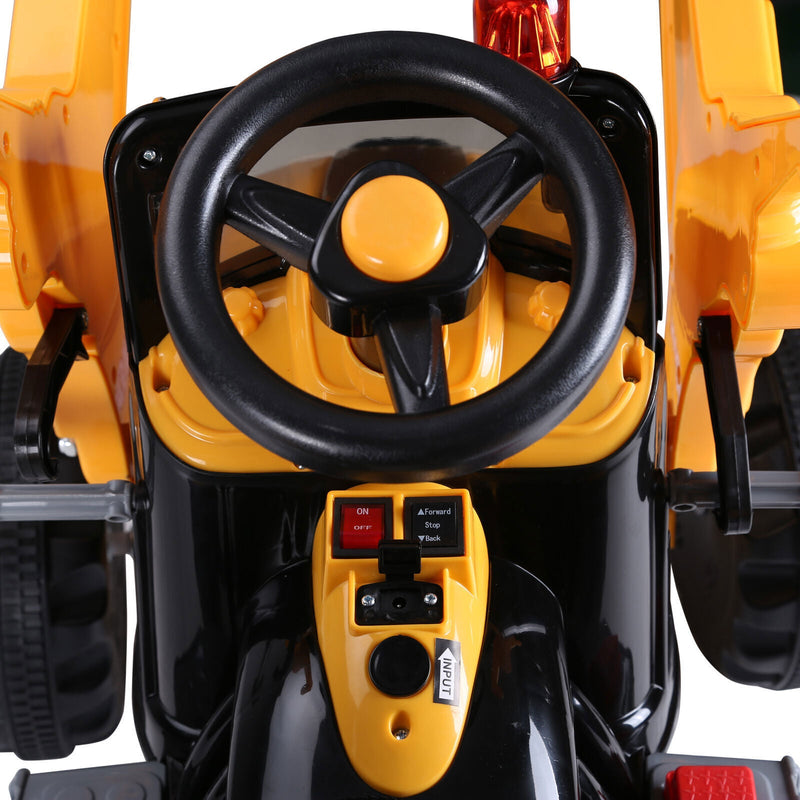 Load image into Gallery viewer, Electric Excavator Digger Ride-On Toy for Kids - 6V Battery Powered Outdoor Play Vehicle
