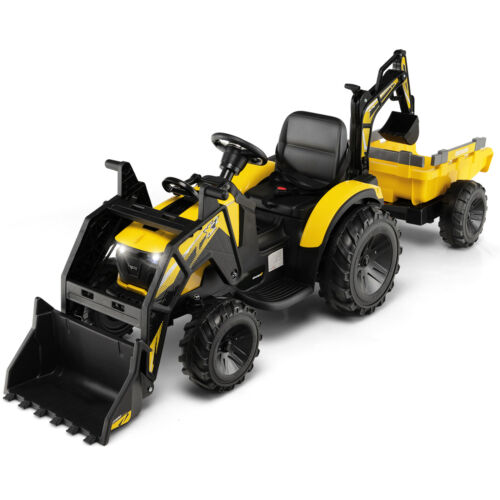 Load image into Gallery viewer, Electric Excavator Ride-On Toy for Kids with 12V Battery and 2 Modes
