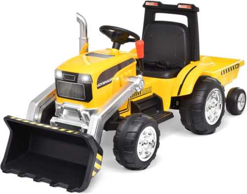 Load image into Gallery viewer, Electric Excavator Tractor Ride-On Car for Kids - 12V Battery Powered Motorized Vehicle
