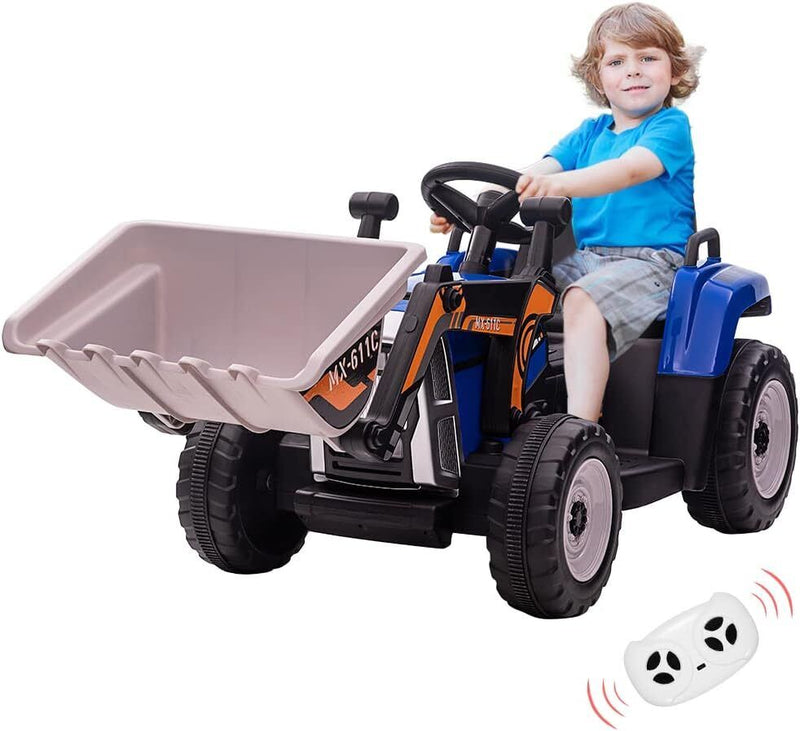 Load image into Gallery viewer, Electric Excavator Truck Digger for Kids with Music, Lights, and Remote Control - 12V
