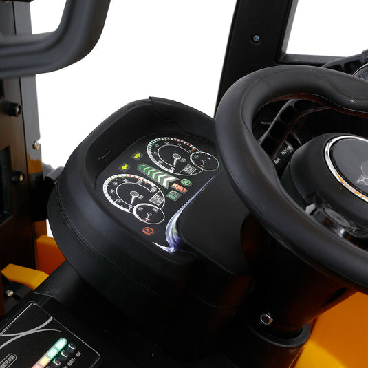 Electric Ride-On Car for Kids with Remote Control and Lifting Forklift Frame