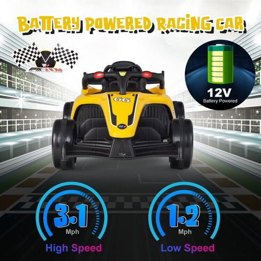 Electric Formula Racing Car for Kids with Remote Control - Perfect for Little Racers!