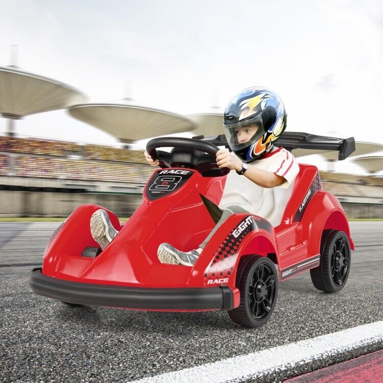 Load image into Gallery viewer, Electric Go Cart for Kids with Remote Control and Safety Features
