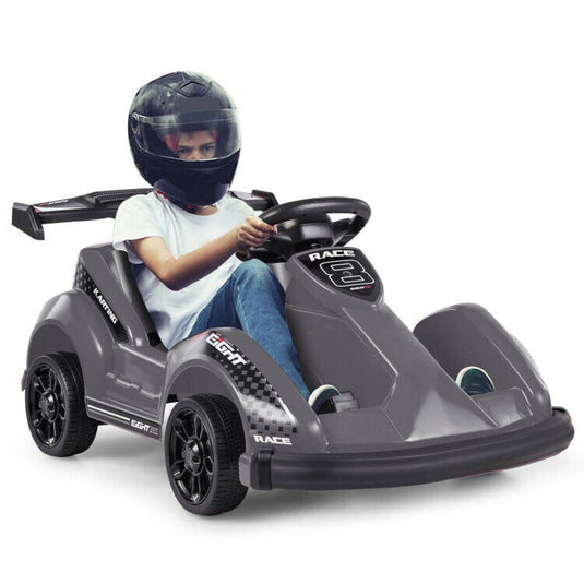 Electric Go Cart for Kids with Remote Control and Safety Features
