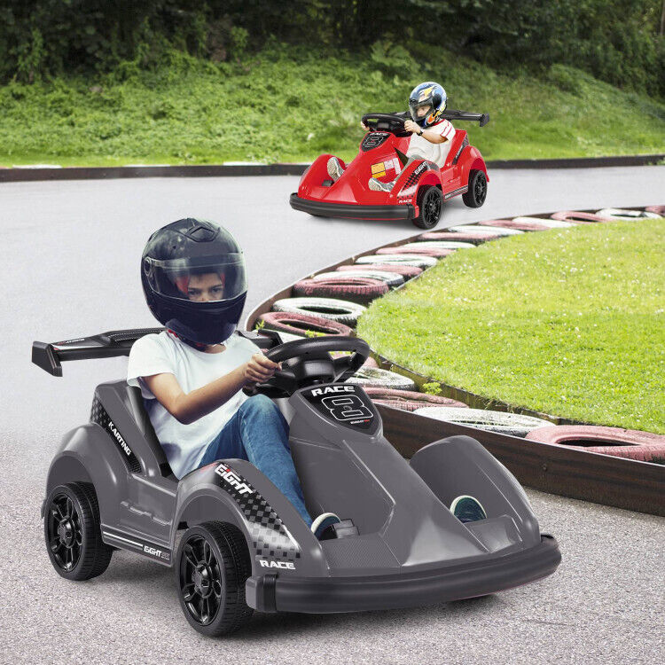 Load image into Gallery viewer, Electric Go Cart for Kids with Remote Control and Safety Features
