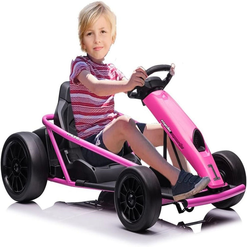Load image into Gallery viewer, High-Speed Electric Go Kart for Kids - Perfect Racing Toy Gift!
