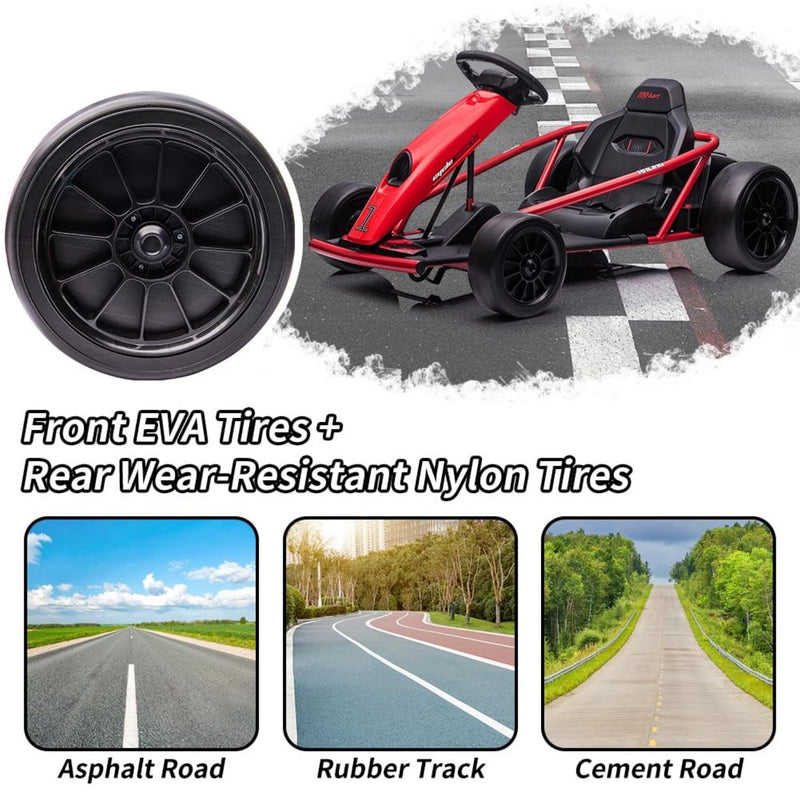 Load image into Gallery viewer, High-Speed Electric Go Kart for Kids - Perfect Racing Toy Gift (24V, 8MPH)

