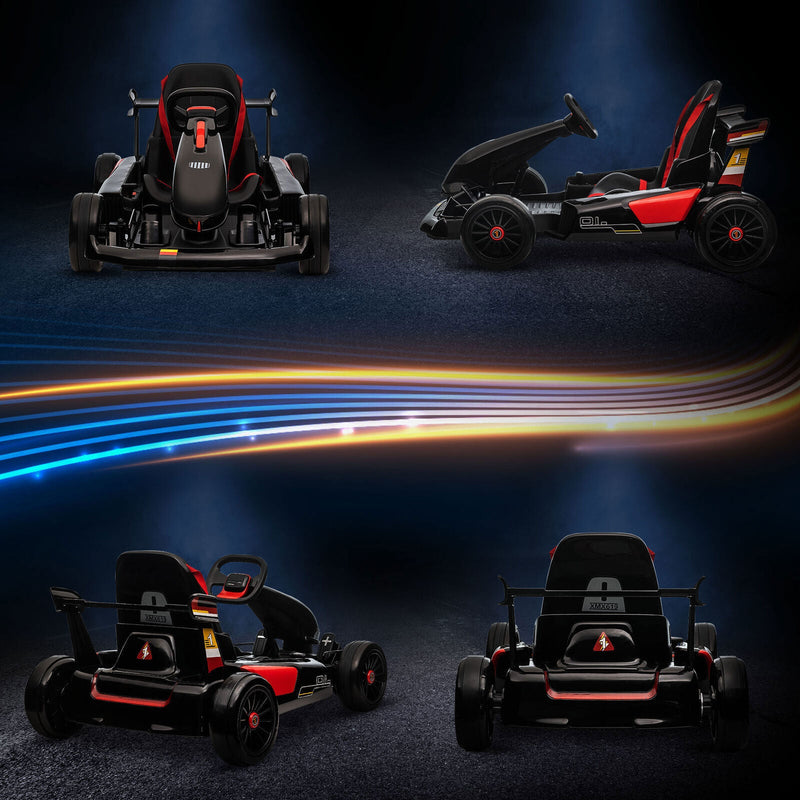 Load image into Gallery viewer, Electric Go Kart for Kids Ages 6-12 with Remote Control and Music Horn
