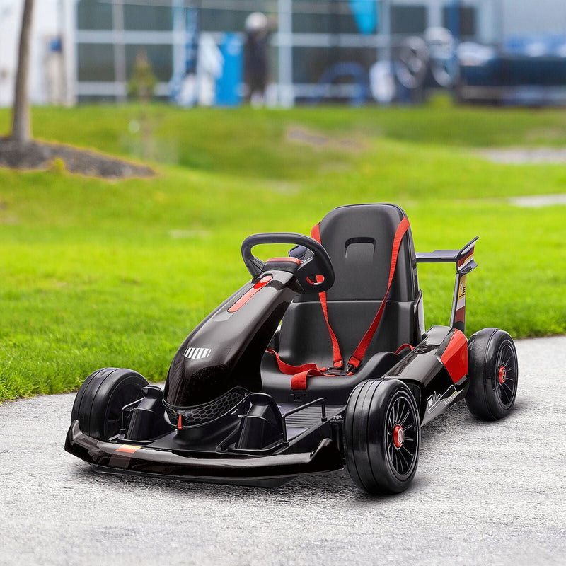 Load image into Gallery viewer, Electric Go Kart for Kids Ages 6-12 with Remote Control and Music Horn
