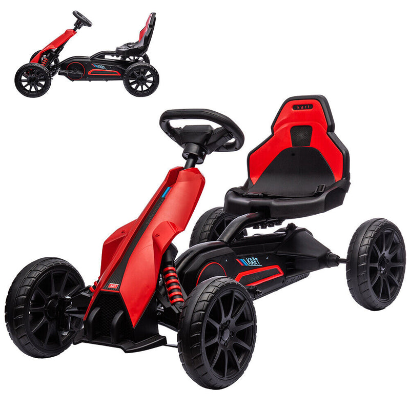 Load image into Gallery viewer, Electric Go Kart for Kids with 2 Speeds and EVA Wheels - 12V Battery Powered Ride On Car
