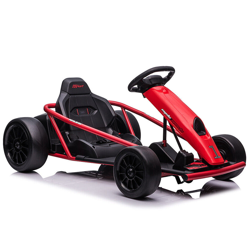 Load image into Gallery viewer, Electric GoKart Pro: High-Speed Racing Car with MP3 Player for Kids (24V, 3.7-8MPH)
