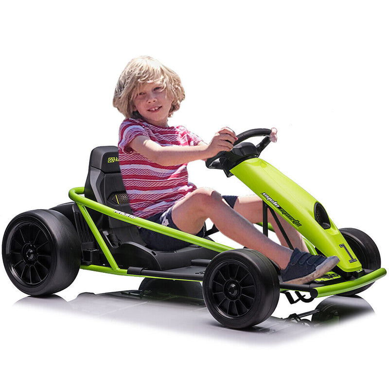 Load image into Gallery viewer, Electric GoKart Pro: High-Speed Racing Car with MP3 Player for Kids (24V, 3.7-8MPH)
