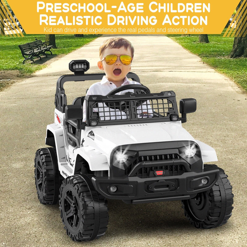 Load image into Gallery viewer, Electric Jeep Ride-On Car for Toddlers with Remote Control - 12V Kids Toy Vehicle
