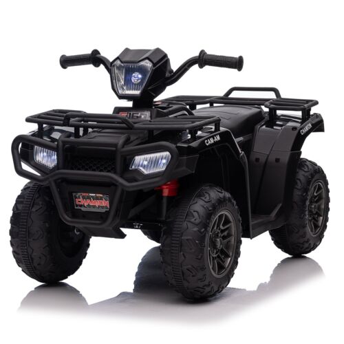 Load image into Gallery viewer, Electric Kids ATV 4-Wheeler Quad Car with MP3 Player - Black
