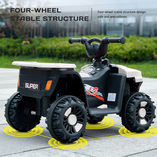 Load image into Gallery viewer, Electric Kids ATV: 6V Battery-Powered 4-Wheeled Beach Ride-On Car
