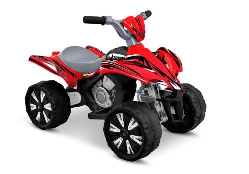 Electric Kids ATV Quad 4 Wheeler Toy Car with 6V Battery Power in Red