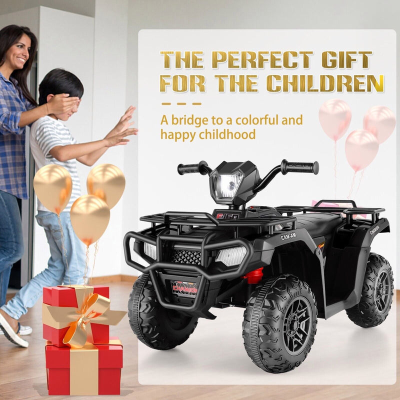 Load image into Gallery viewer, Electric Kids ATV Ride On Car with Music, LED Lights, and USB Charger - 12V 4-Wheeler for Endless Fun!
