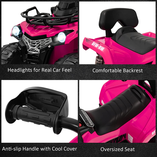 Electric Kids ATV with Music, Headlights, and MP3 Player - Rev Up the Fun!