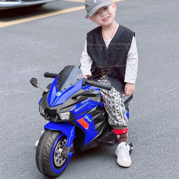 Load image into Gallery viewer, Electric Kids Motorbike: A Fun Ride for Little Riders!
