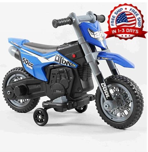 Load image into Gallery viewer, Electric Kids&#39; Off-Road Motorcycle with Training Wheels - Perfect Gift for Little Riders
