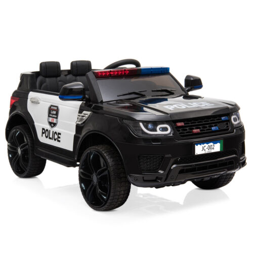 Load image into Gallery viewer, Electric Kids Police Car with Remote Control and LED Lights - 12V Ride-On Toy
