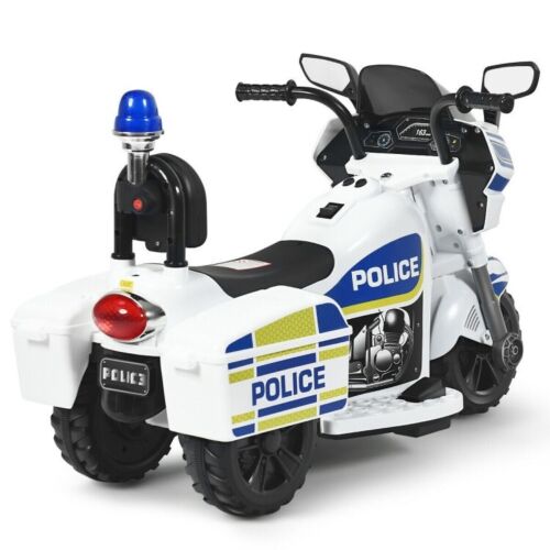 Load image into Gallery viewer, Electric Kids Police Ride On 3 Wheel Motorcycle with MP3 Player - Toddler Car Toy
