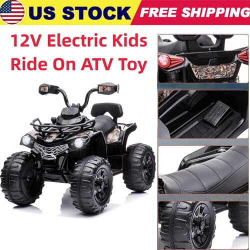 Load image into Gallery viewer, Electric Kids Ride On ATV 4-Wheeler Quad Car Toy with Music and Headlights - 2 Speed Options
