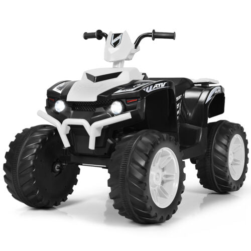 Load image into Gallery viewer, Electric Kids Ride On ATV 4-Wheeler Quad with Music and LED Lights - White
