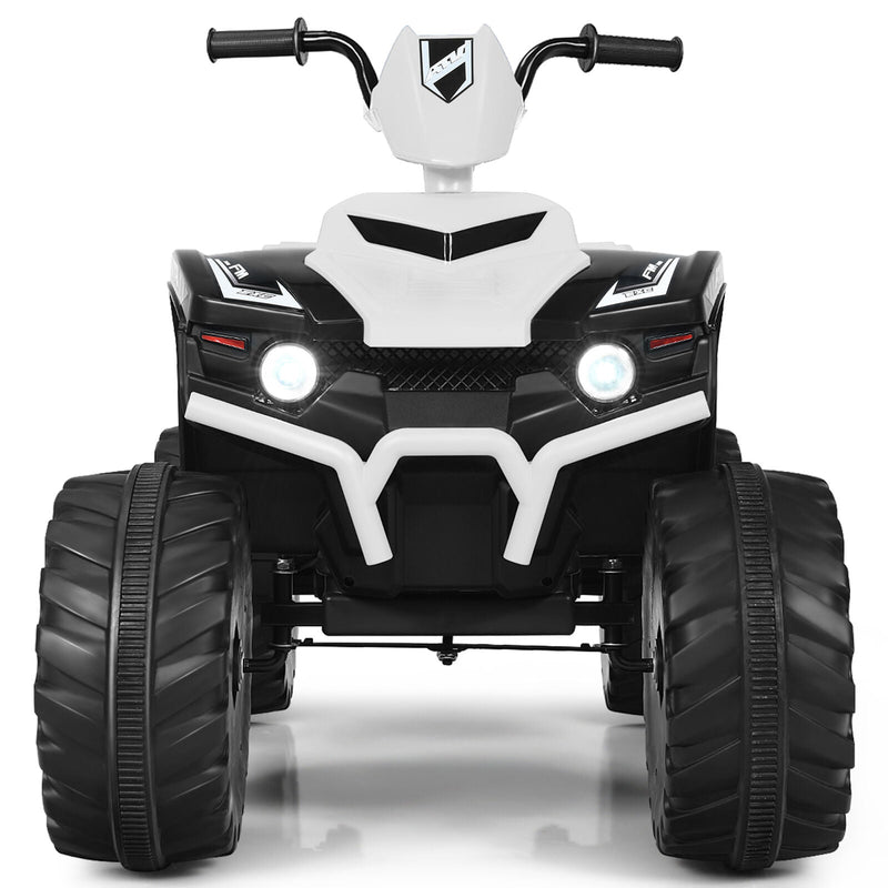 Load image into Gallery viewer, Electric Kids Ride On ATV 4-Wheeler Quad with Music and LED Lights - White
