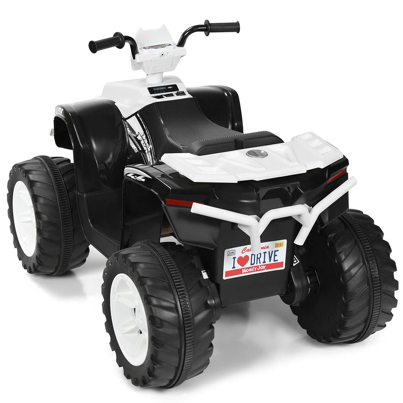 Load image into Gallery viewer, Electric Kids Ride On ATV 4-Wheeler Quad with Music and LED Lights - White
